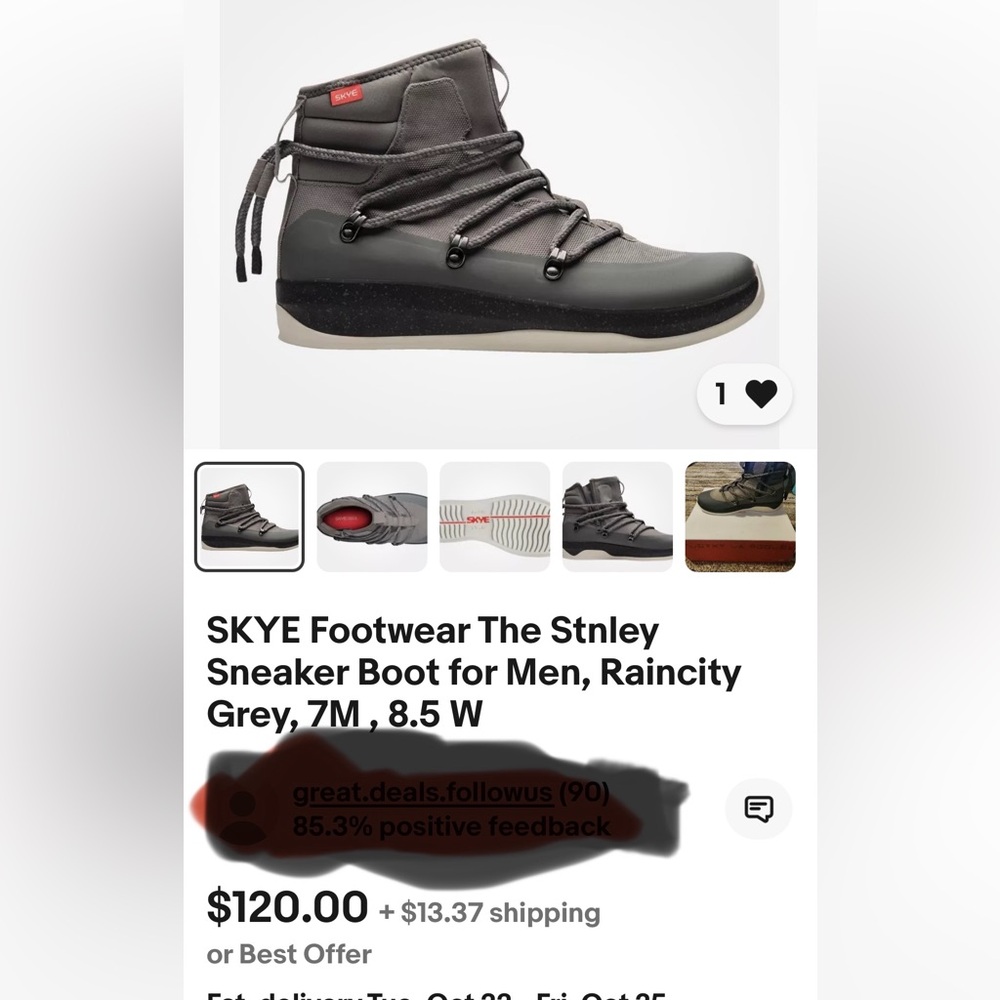 NIB Hiking Boots - Picture 3 of 7